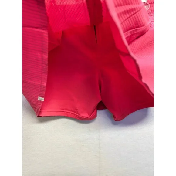 Nike Dri Fit Tennis Shorts Skirt Skort Pink Pinstripe Size 6 - Picture 3 of 8
